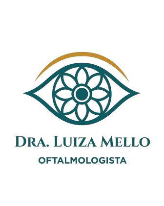 Logotipo Dra. Luiza Mello — oftalmologista em Brasília